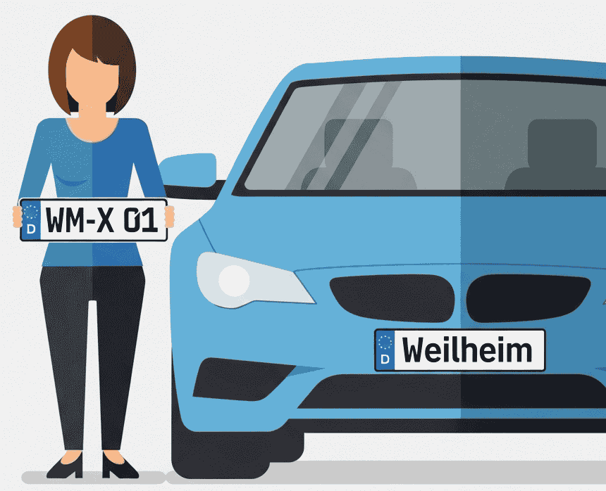 Wunschkennzeichen für Weilheim