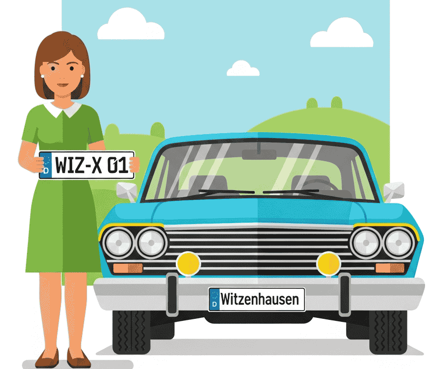 Wunschkennzeichen für Witzenhausen
