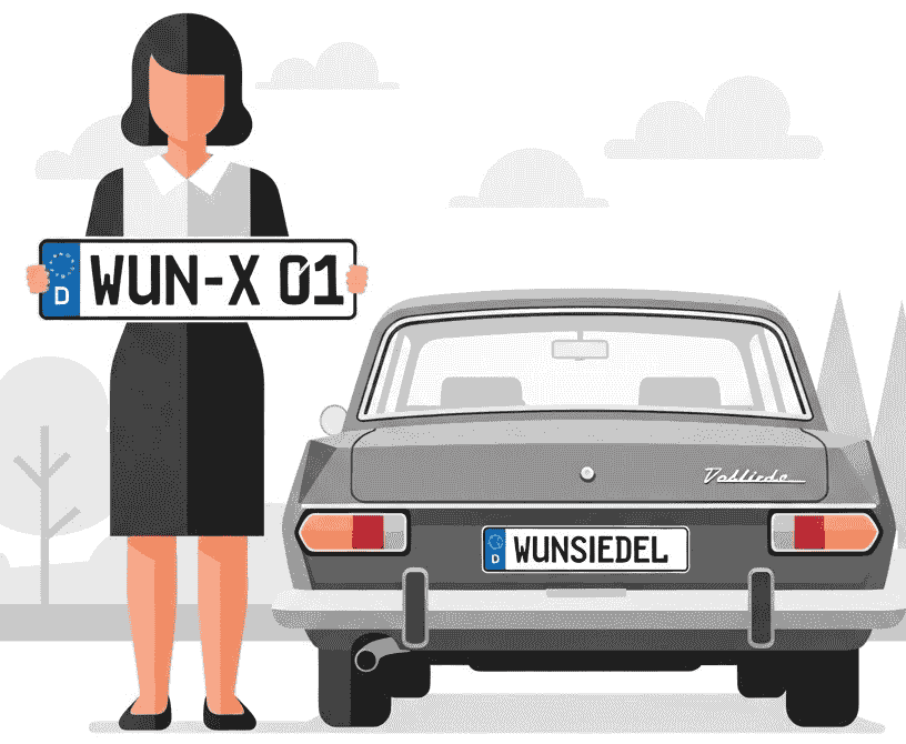 Wunschkennzeichen für Wunsiedel