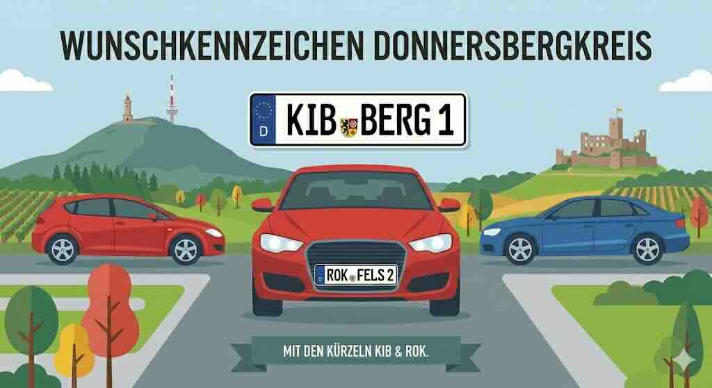 Wunschkennzeichen im Donnersbergkreis