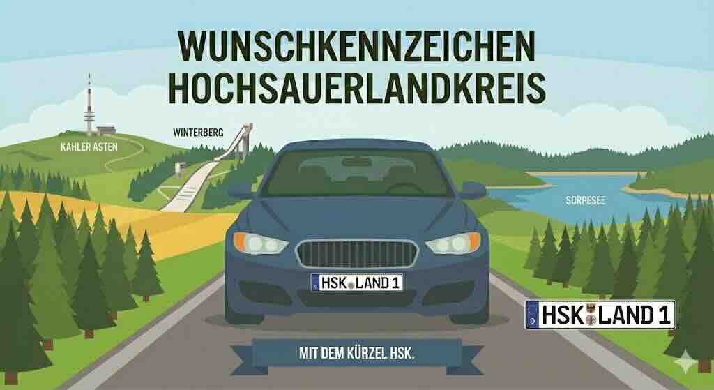Wunschkennzeichen im Hochsauerlandkreis