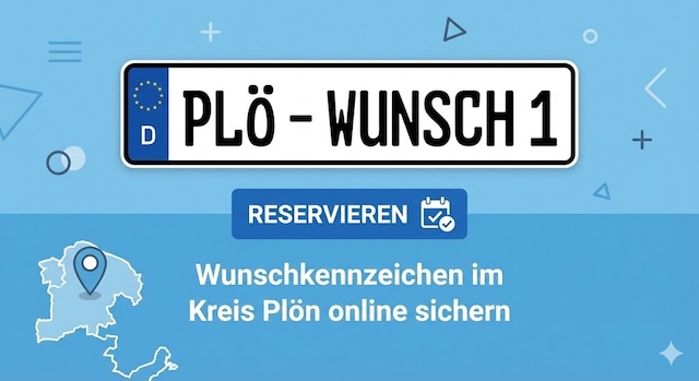 Wunschkennzeichen im Kreis Plön