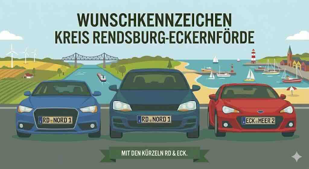 Wunschkennzeichen im Kreis Rendsburg-Eckernförde