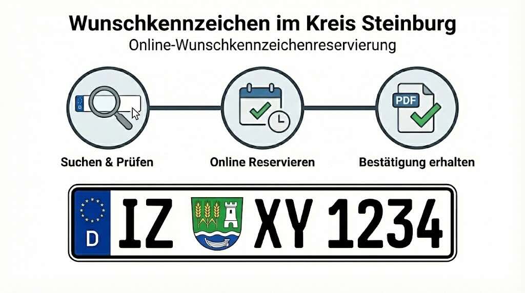 Wunschkennzeichen im Kreis Steinburg