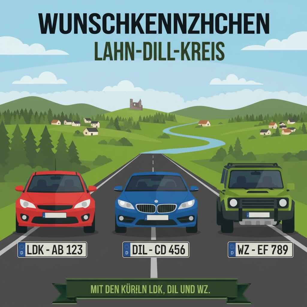 Wunschkennzeichen im Lahn-Dill-Kreis reservieren
