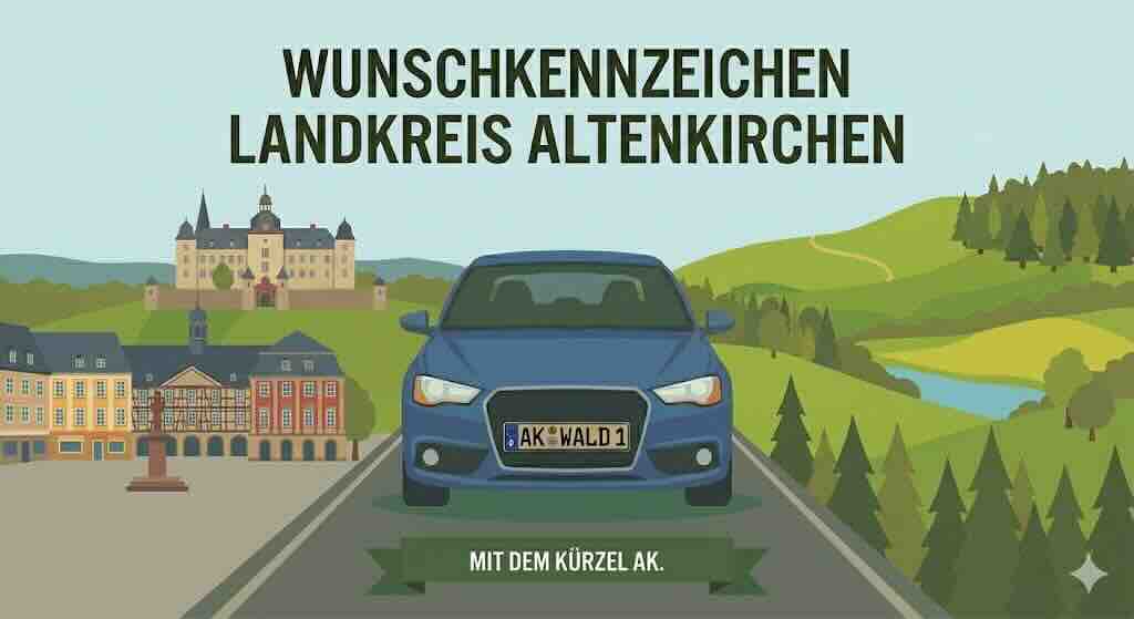 Wunschkennzeichen im Landkreis Altenkirchen