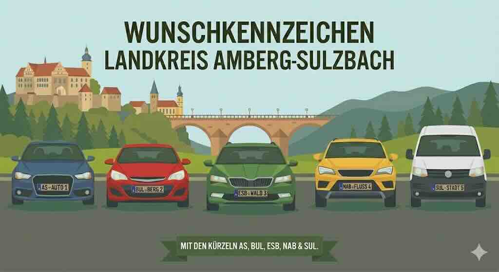 Wunschkennzeichen im Landkreis Amberg-Sulzbach