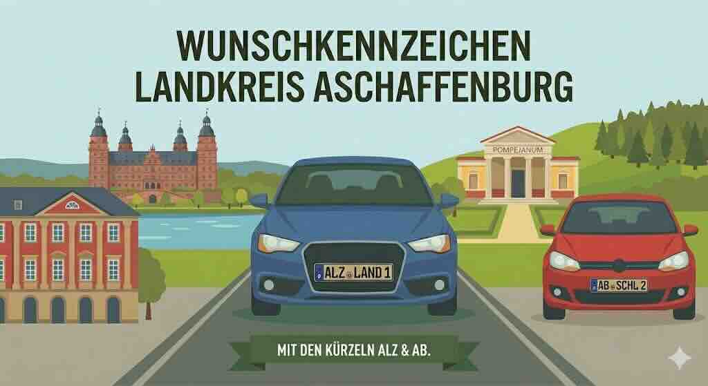 Wunschkennzeichen im Landkreis Aschaffenburg