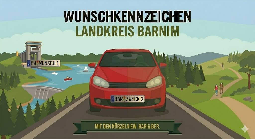 Wunschkennzeichen im Landkreis Barnim