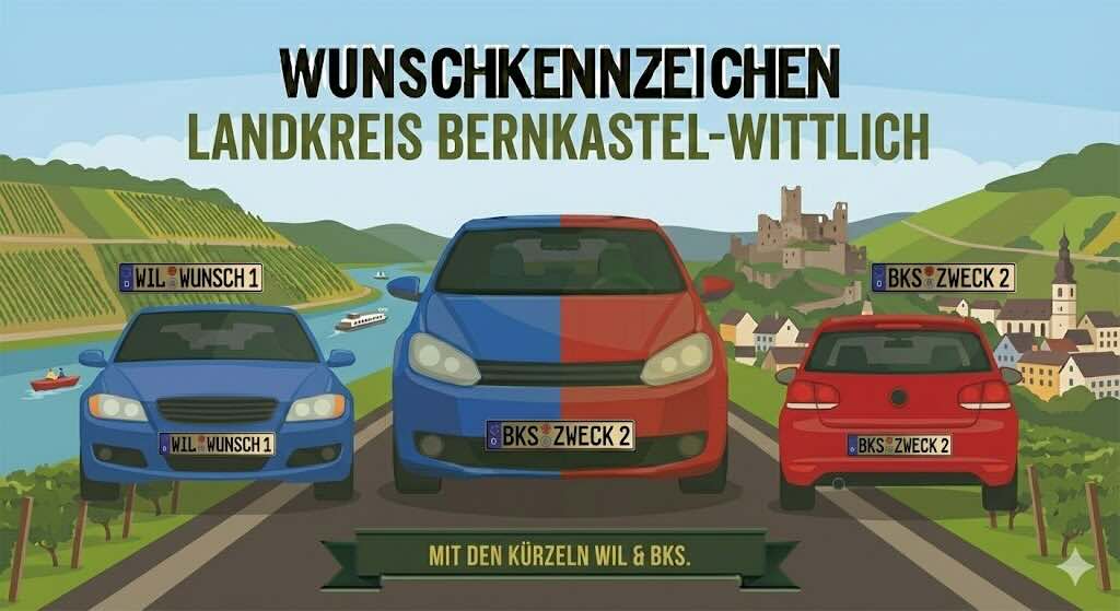 Wunschkennzeichen im Landkreis Bernkastel-Wittlich