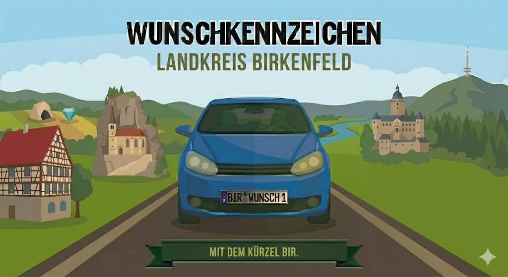 Wunschkennzeichen im Landkreis Birkenfeld