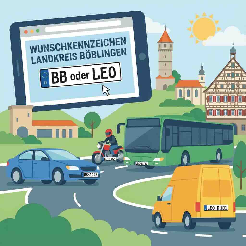 Wunschkennzeichen im Landkreis Böblingen