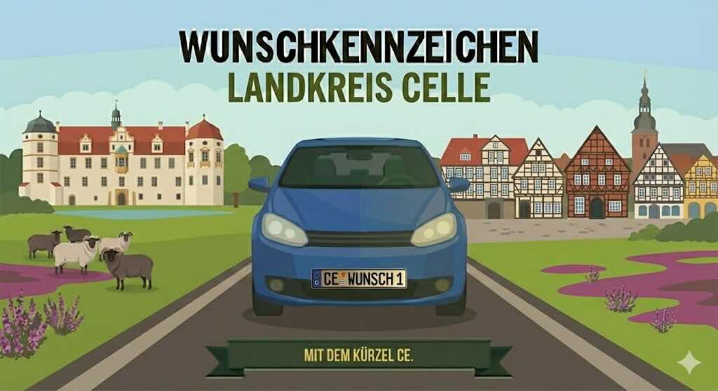 Wunschkennzeichen im Landkreis Celle