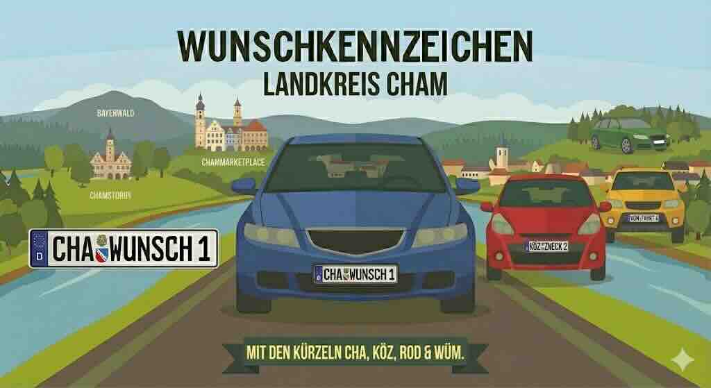Wunschkennzeichen im Landkreis Cham