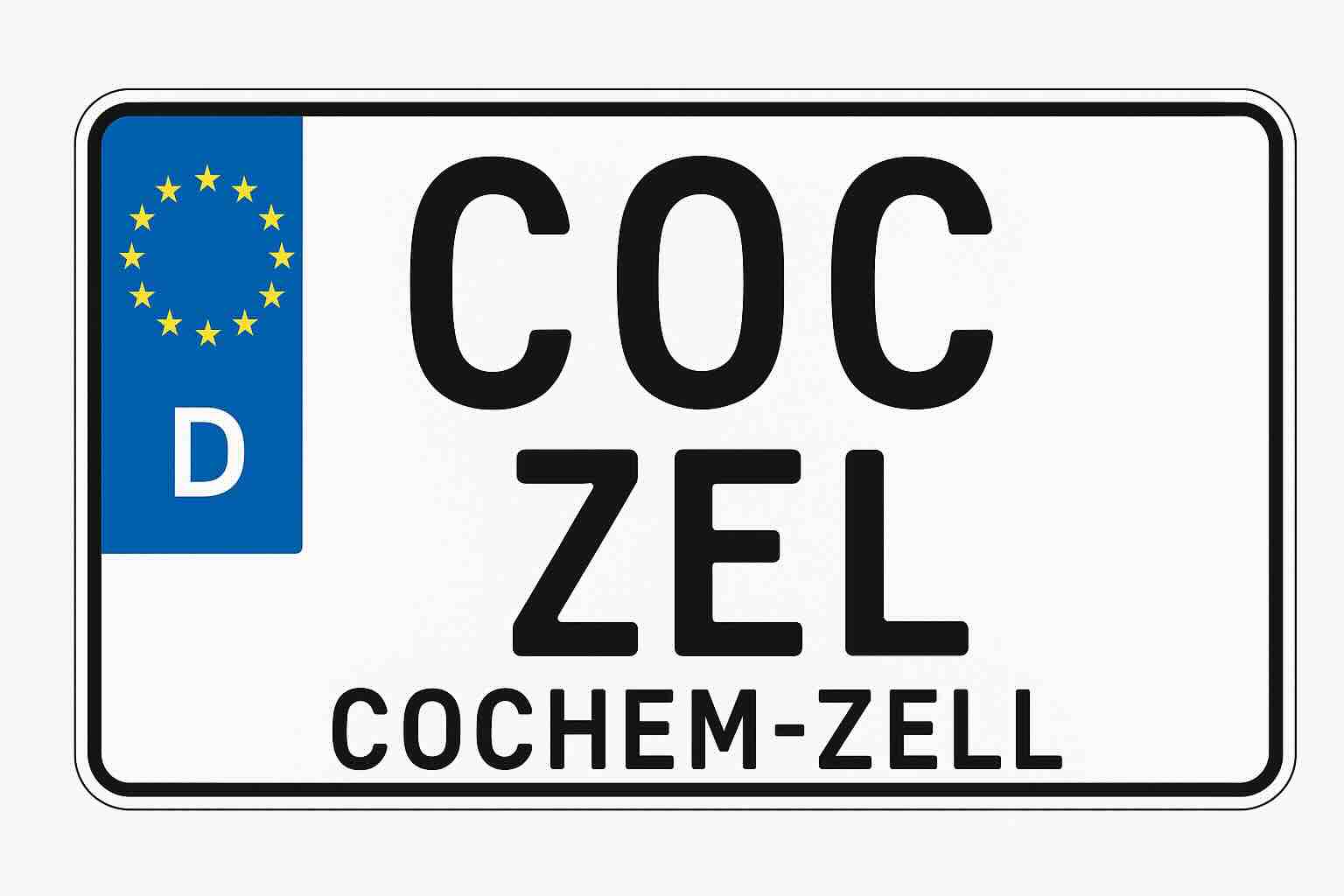 Wunschkennzeichen im Landkreis Cochem-Zell