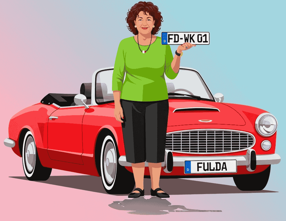 Wunschkennzeichen im Landkreis Fulda