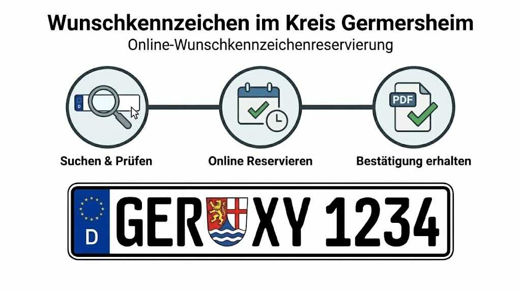 Wunschkennzeichen im Landkreis Germersheim