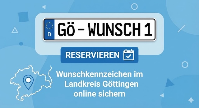 Wunschkennzeichen im Landkreis Göttingen