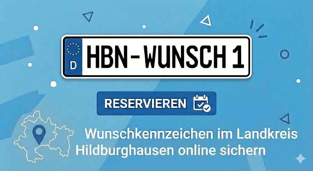 Wunschkennzeichen im Landkreis Hildburghausen