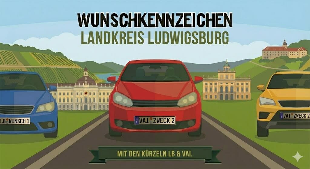 Wunschkennzeichen im Landkreis Ludwigsburg