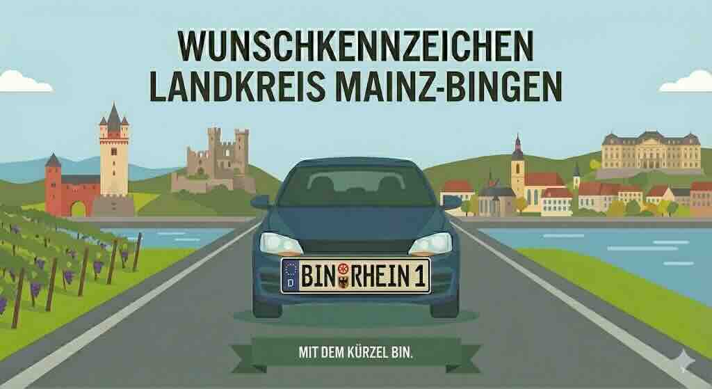 Wunschkennzeichen im Landkreis Mainz-Bingen