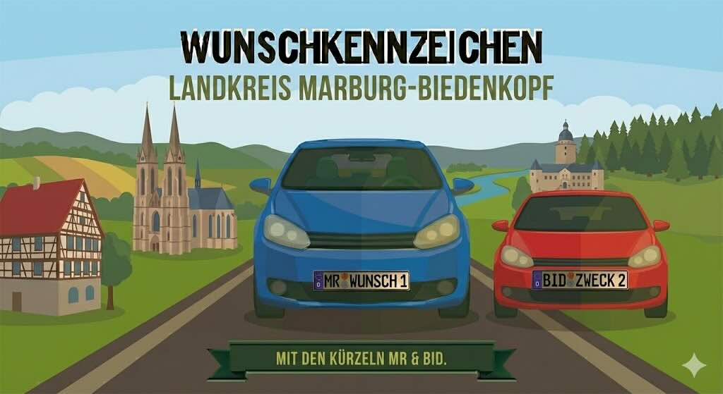 Wunschkennzeichen im Landkreis Marburg-Biedenkopf