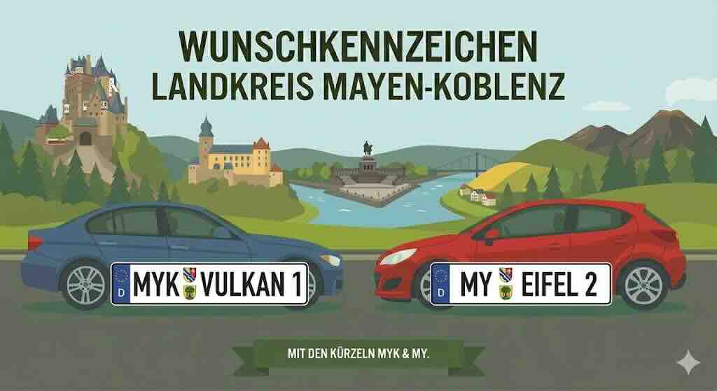 Wunschkennzeichen im Landkreis Mayen-Koblenz