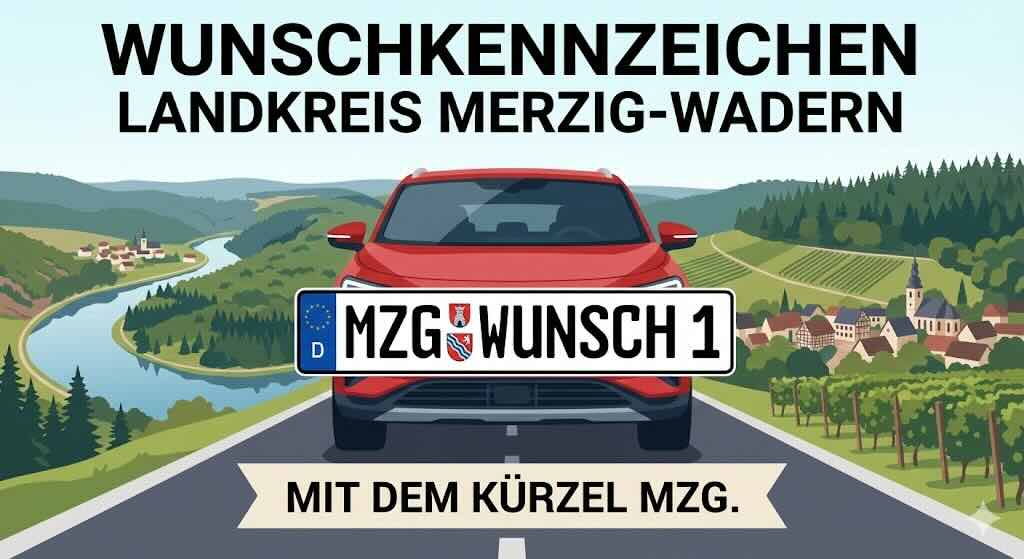 Wunschkennzeichen im Landkreis Merzig-Wadern