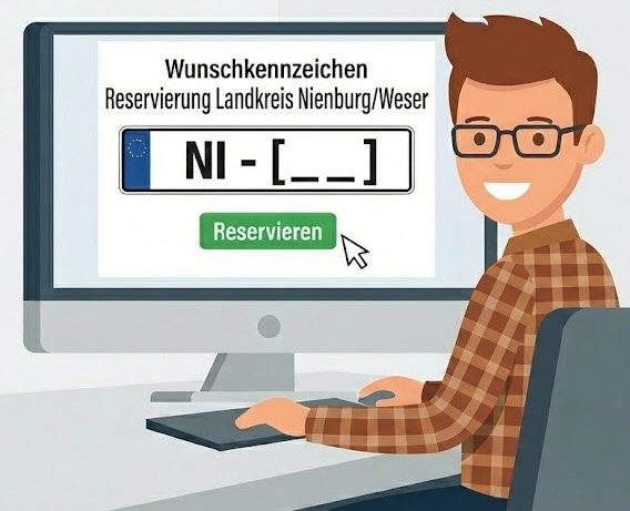 Wunschkennzeichen im Landkreis Nienburg/Weser