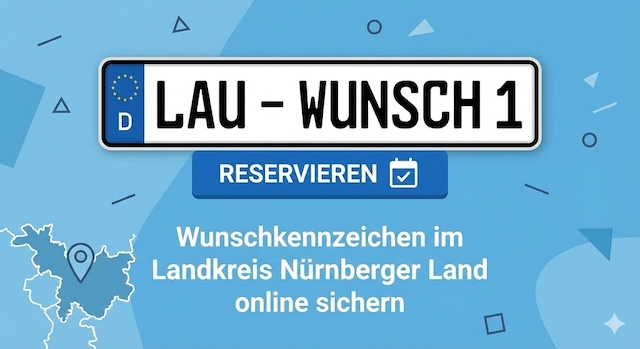 Wunschkennzeichen im Landkreis Nürnberger Land