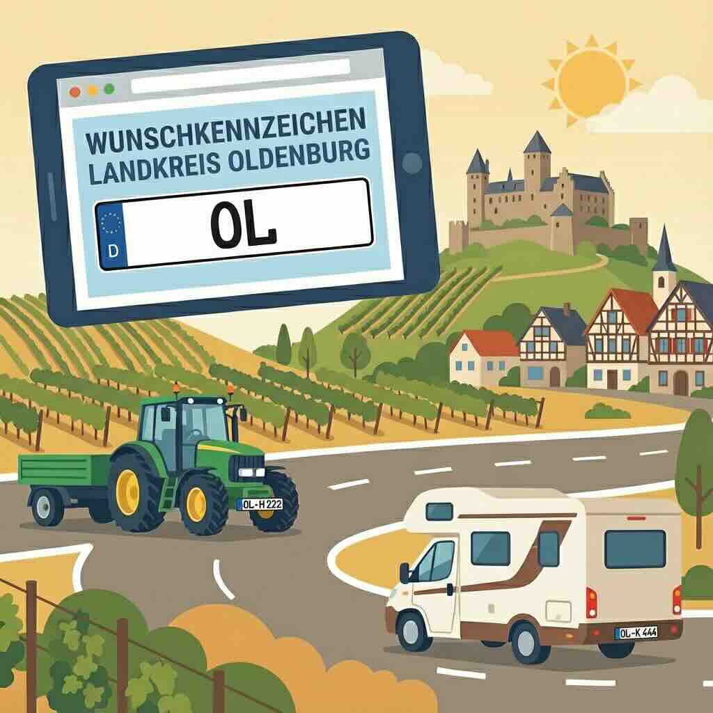 Wunschkennzeichen im Landkreis Oldenburg