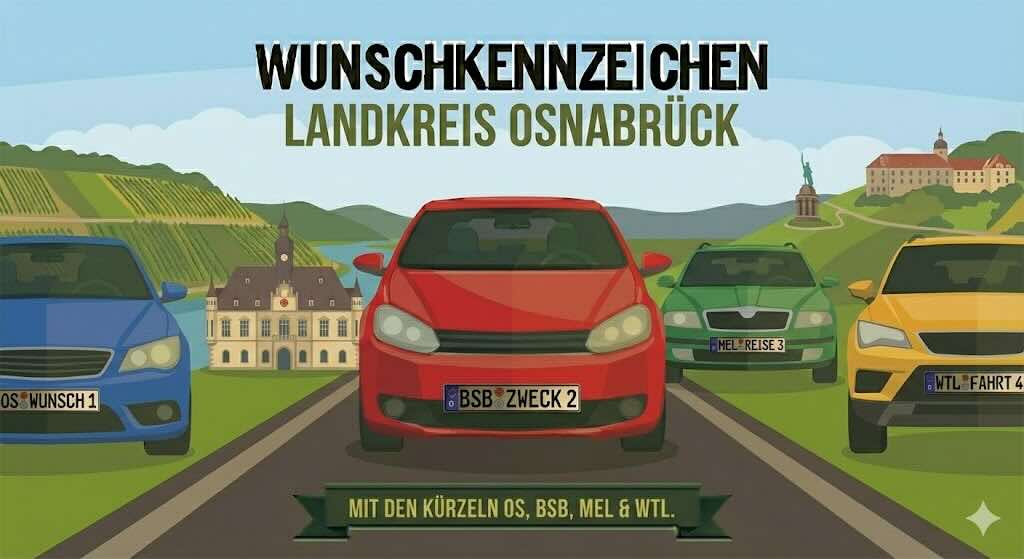 Wunschkennzeichen im Landkreis Osnabrück