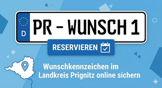Wunschkennzeichen im Landkreis Prignitz