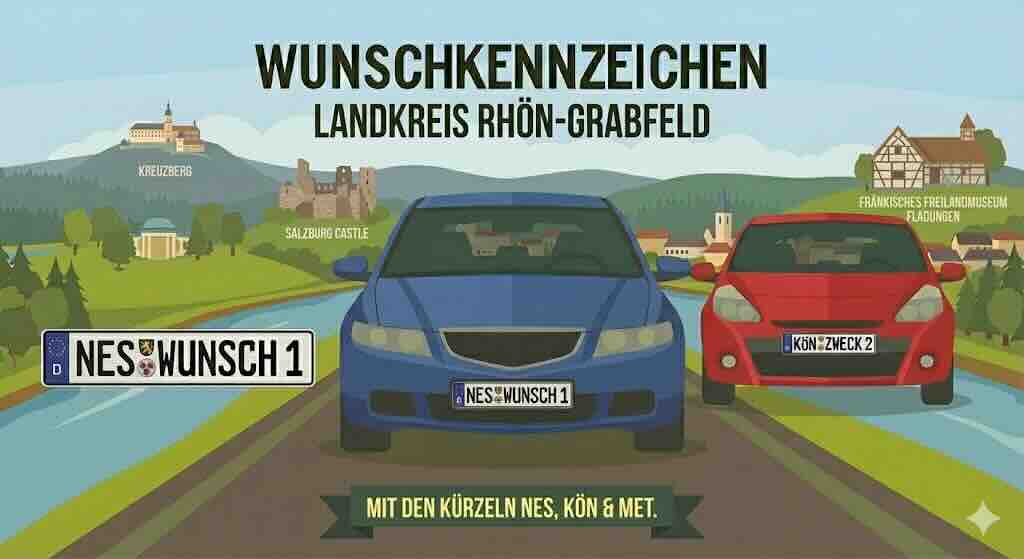 Wunschkennzeichen im Landkreis Rhön-Grabfeld