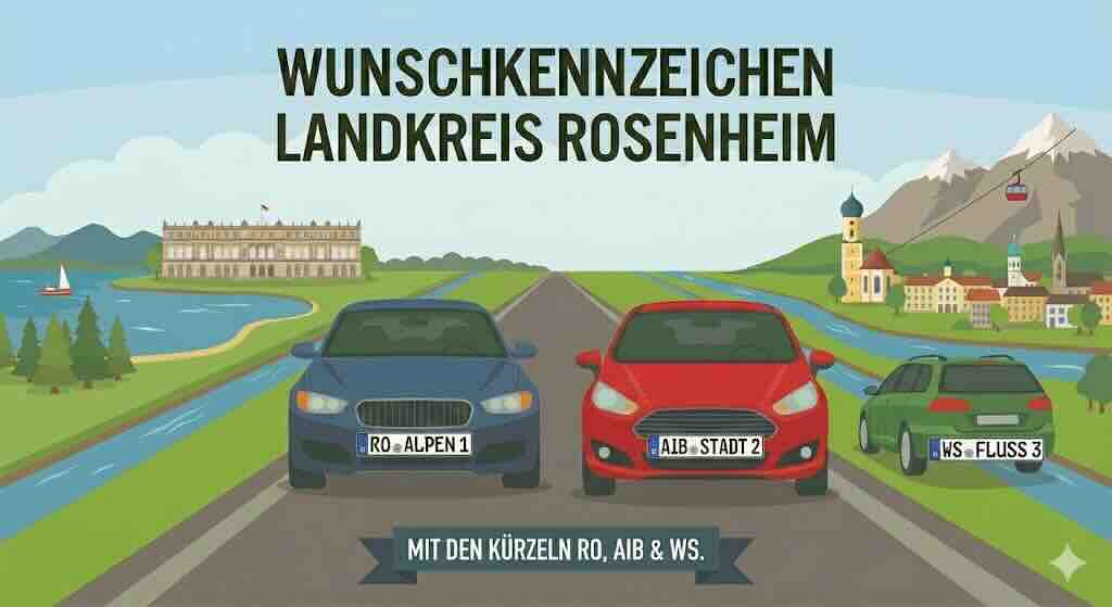 Wunschkennzeichen im Landkreis Rosenheim