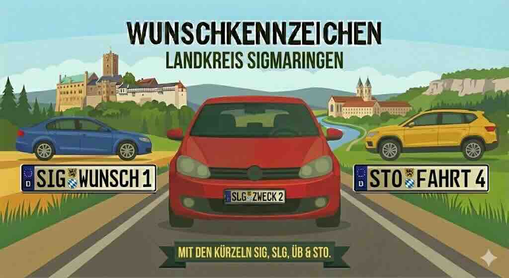 Wunschkennzeichen im Landkreis Sigmaringen