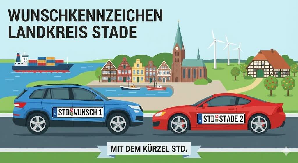Wunschkennzeichen im Landkreis Stade