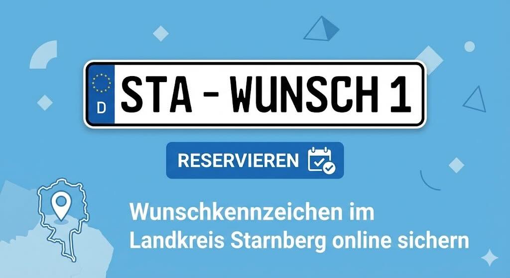 Wunschkennzeichen im Landkreis Starnberg