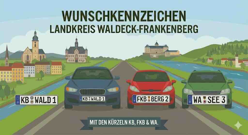 Wunschkennzeichen im Landkreis Waldeck-Frankenberg
