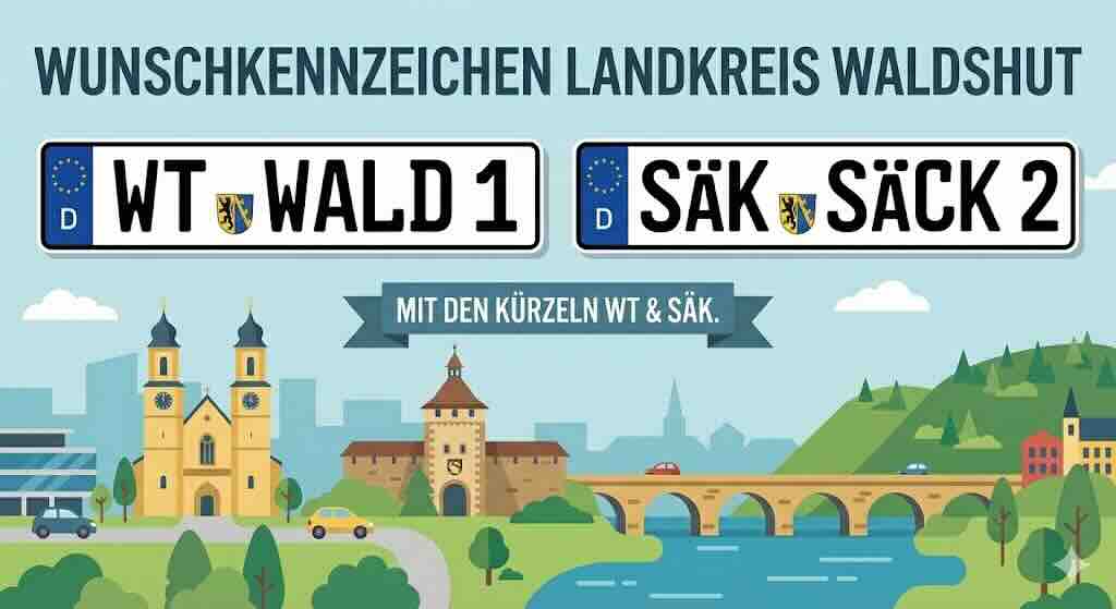 Wunschkennzeichen im Landkreis Waldshut