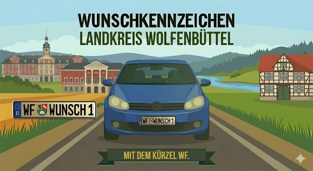 Wunschkennzeichen im Landkreis Wolfenbüttel