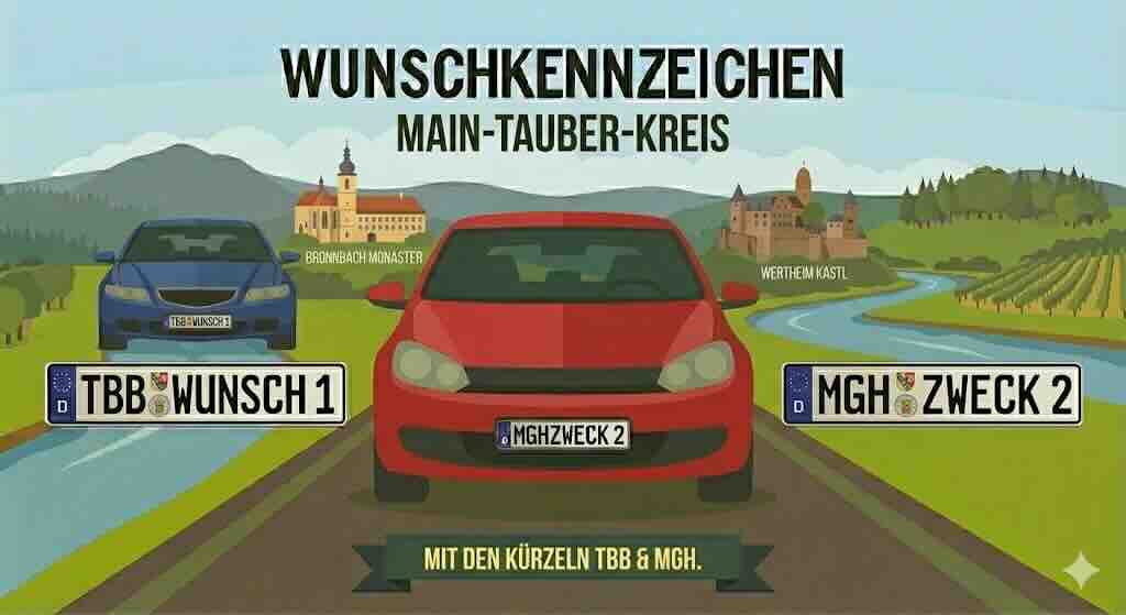 Wunschkennzeichen im Main-Tauber-Kreis