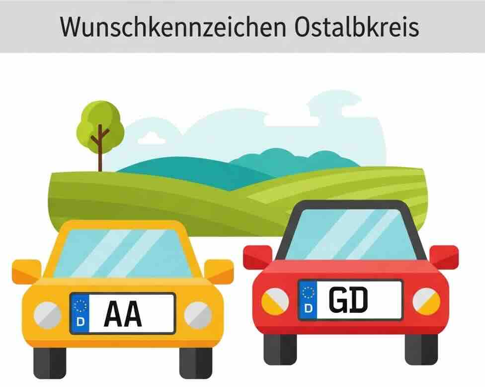 Wunschkennzeichen im Ostalbkreis