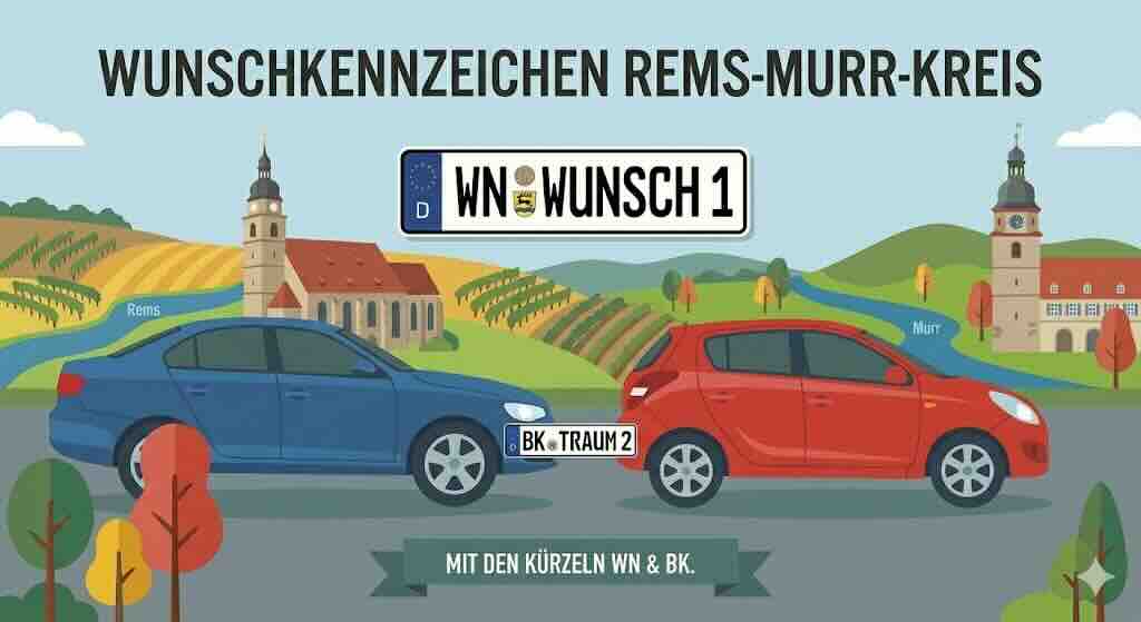 Wunschkennzeichen im Rems-Murr-Kreis