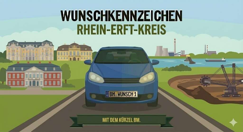 Wunschkennzeichen im Rhein-Erft-Kreis