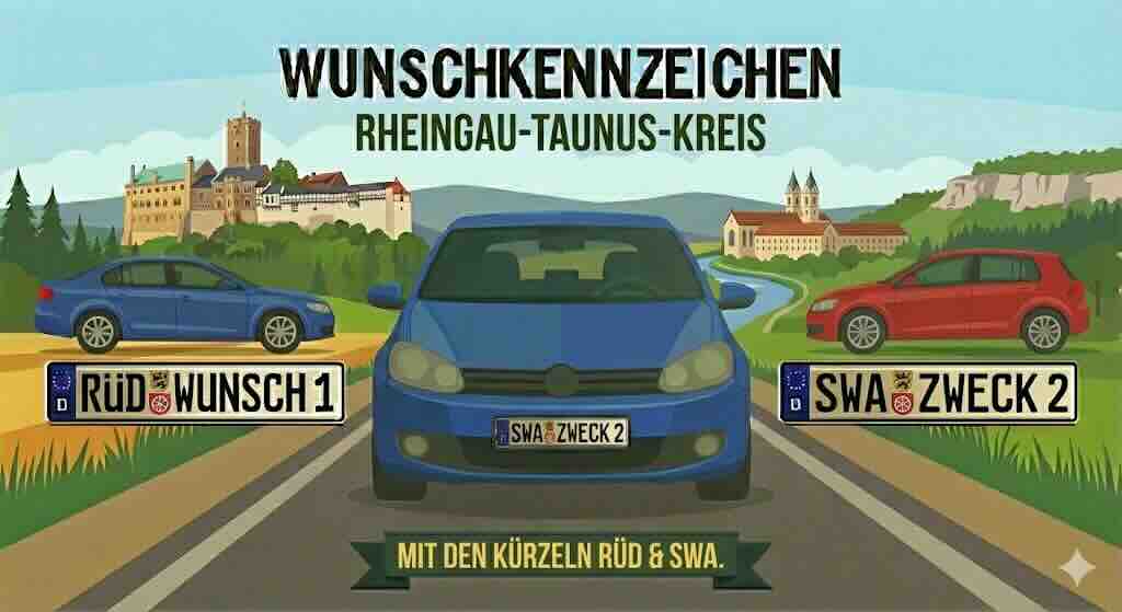 Wunschkennzeichen im Rheingau-Taunus-Kreis