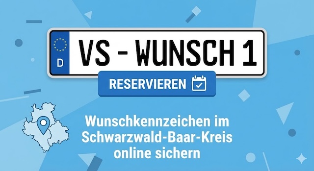 Wunschkennzeichen im Schwarzwald-Baar-Kreis