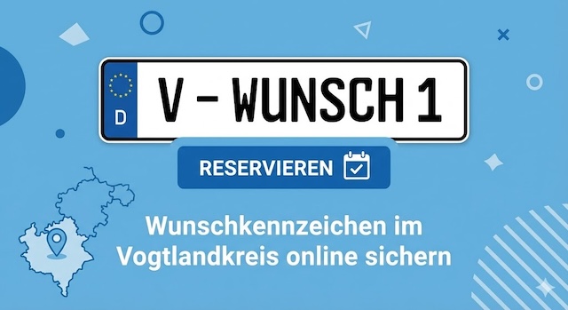 Wunschkennzeichen im Vogtlandkreis