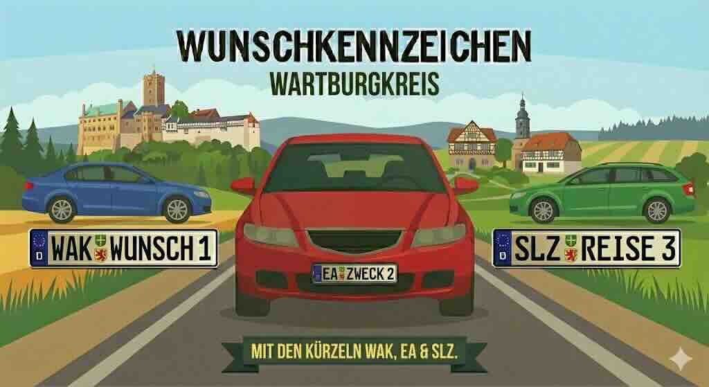 Wunschkennzeichen im Wartburgkreis