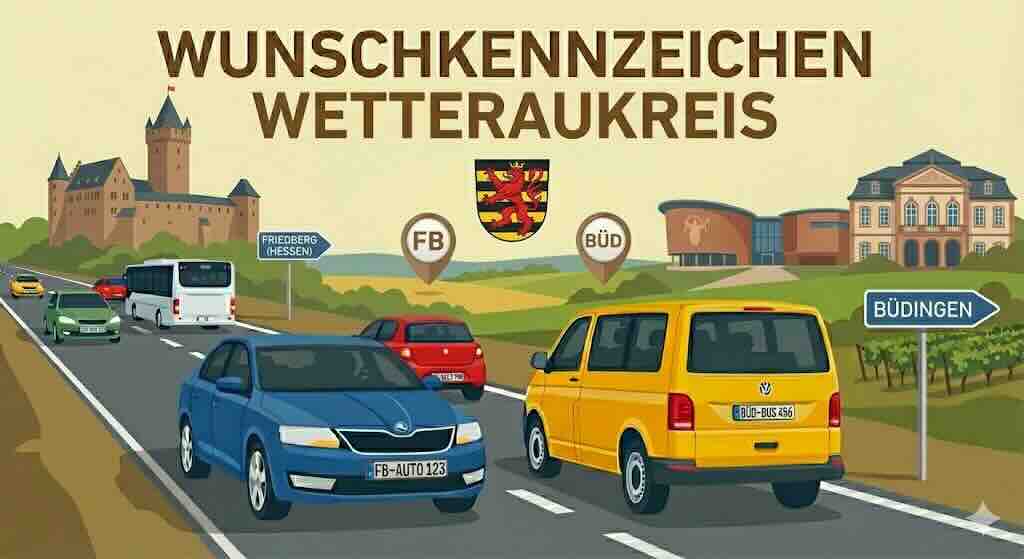 Wunschkennzeichen im Wetteraukreis